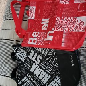 Two lulu bags